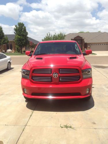 2014 Dodge Ram 1500 sport, crew cab red, US $33,999.00, image 18