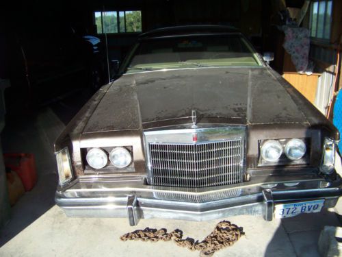 1978 lincoln continental mark v, brown metallic,