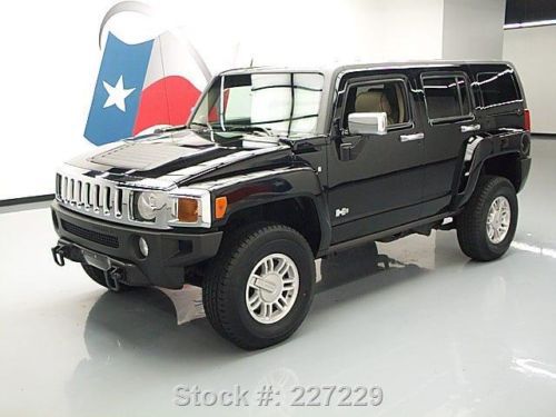 2007 hummer h3 4x4 luxury auto sunroof htd leather 70k texas direct auto