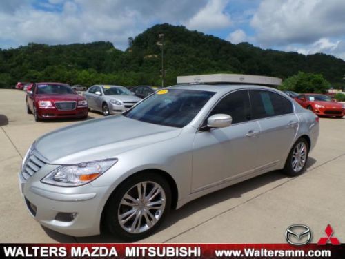 Silver Sedan Black Leather Low Miles Power Seats Air Cruise MP3 iPod Sunroof Gas, image 2