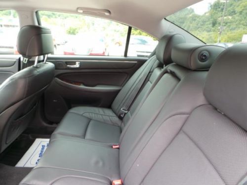 Silver Sedan Black Leather Low Miles Power Seats Air Cruise MP3 iPod Sunroof Gas, image 6