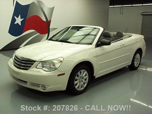 2008 chrysler sebring lx convertible cruise control 41k texas direct auto