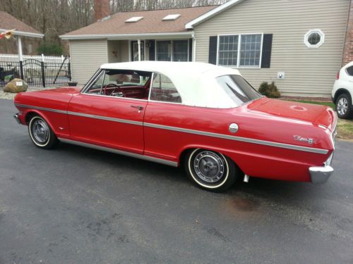1963 chevy ii  nova  convertible