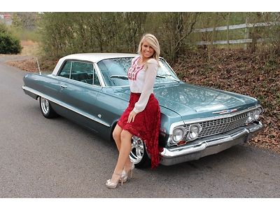 1963 chevy impala 350 700r ps pb frame off resto.  great price must see