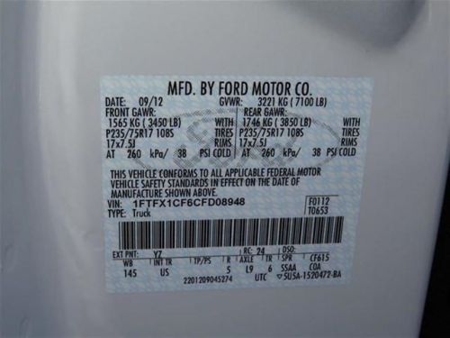 2012 Ford F150 FX2, US $24,888.00, image 3