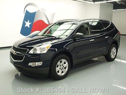 2012 chevy traverse ls 8-pass leather third row 14k mi texas direct auto