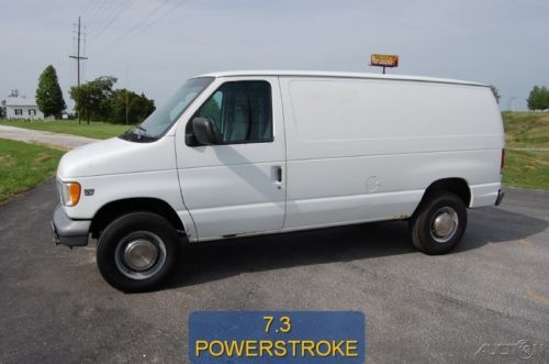 1999 commercial used turbo 7.3 powerstroke diesel cargo tow pkg white ton work