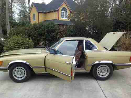 VERY RARE EURO VERSION 1979 280SL ORIGINAL CONDITION 90K MILES EURO HEADLAMPS, image 3