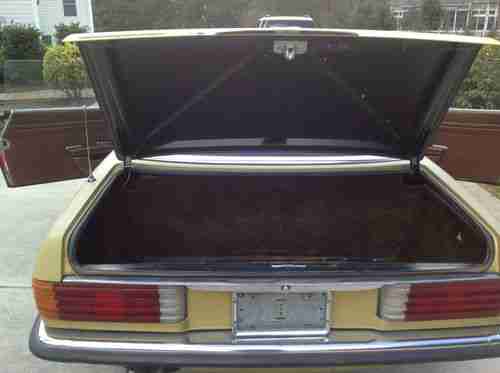 VERY RARE EURO VERSION 1979 280SL ORIGINAL CONDITION 90K MILES EURO HEADLAMPS, image 4