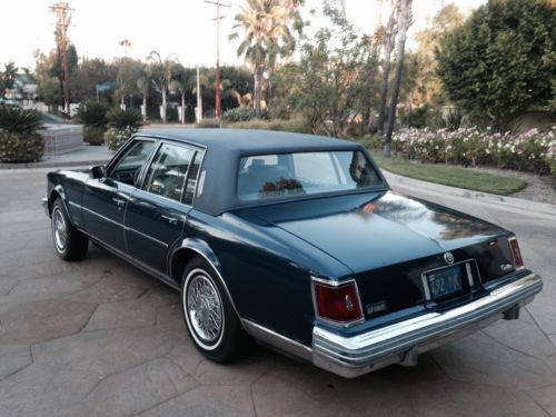 1979 cadillac seville 4 dr sedan rwd 5.7l 350 cid blue