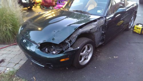 00 mazda mx-5 miata ls 74k miles front end damage