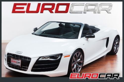 Audi r8 v10 spider, carbon fiber int, b&amp;o sound, red stitching, immaculate