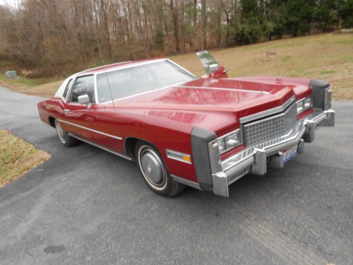 1975 cadillac eldorado base coupe 2-door 8.2l