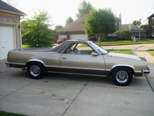 Beautiful rare 1986 el camino &#034;conquista&#034; - extra clean - 4.3 fi v6 - drives new