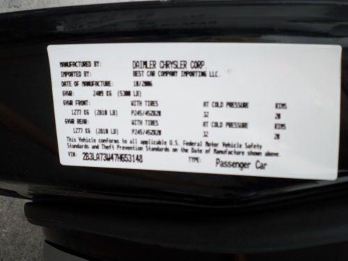 2007 Dodge Charger SRT8 6.1 Liter Hemi Lifetime Powertrain Warranty Financing !!, image 38