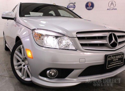 We finance 2009 mercedes-benz c300 sport 4matic awd 43k fact warranty mroof cd