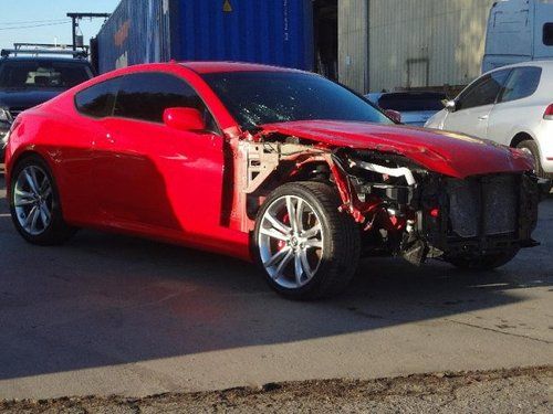 2012 hyundai genesis coupe salvage repairable rebuilder only 7k miles runs!!!