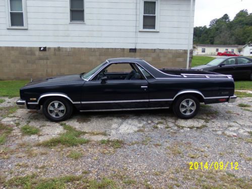 Nice 1984 chevrolet el camino conquista dark blue