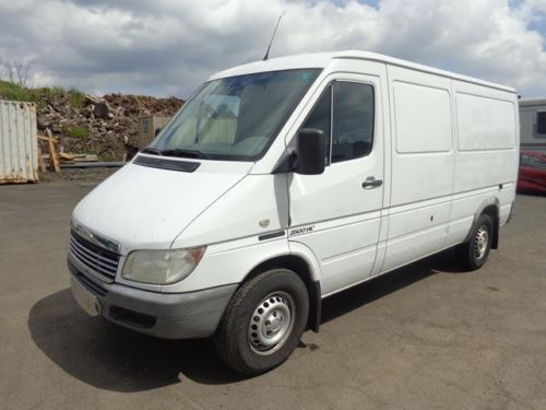 2004 freightliner sprinter cargo van mercedes turbo diesel low miles no reserve