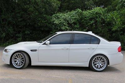 Bmw m3 sedan low miles 4 dr manual gasoline 4.0l 8 cyl alpine white