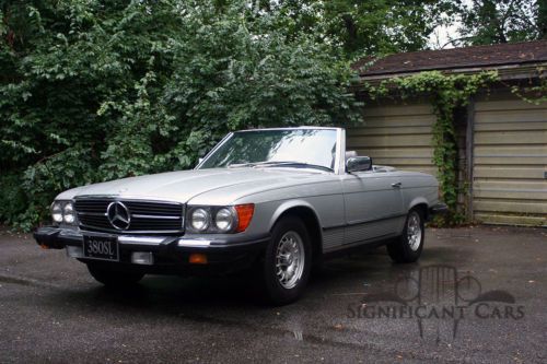 1984 mercedes-benz 380sl - low miles! pampered sl!