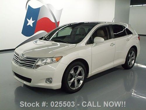 2010 toyota venza pano sunroof htd leather rear cam 53k texas direct auto