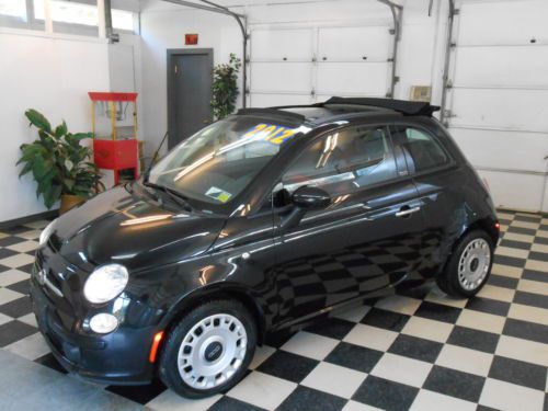 2012 fiat 500c pop convertible 10k no reserve salvage rebuildable repairable