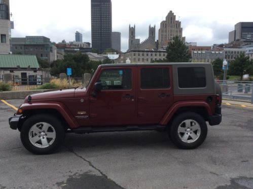 2008 jeep wrangler unlimited sahara sport utility 4-door 3.8l