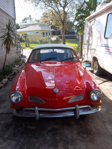 1970 karman ghia convertible only 28,060 miles.  major work done