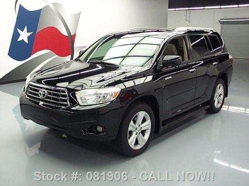 2009 toyota highlander ltd leather sunroof dvd rear cam texas direct auto
