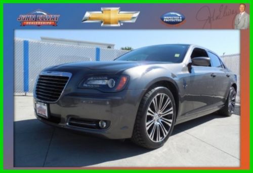 Gray 2013 chrysler 300 s 3.6l v6 leather navigation sedan financing available!