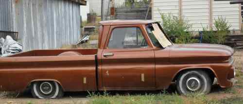 Classic 1965 chevy c10 truck brown 283 v8 4 speed