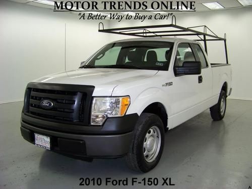2010 ford f150 xl extended cab 4.6 v8 ladder rack 6 cd media input 40k houston