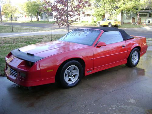 1989 chevy camaro rs convertible - very clean