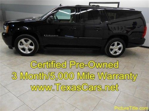 07 suburban ltz tv/dvd certified pre-owned warranty we finance!!!!