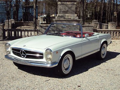 1966 mercedes 230sl pagoda - looks/runs/drives excellent! - mostly original!