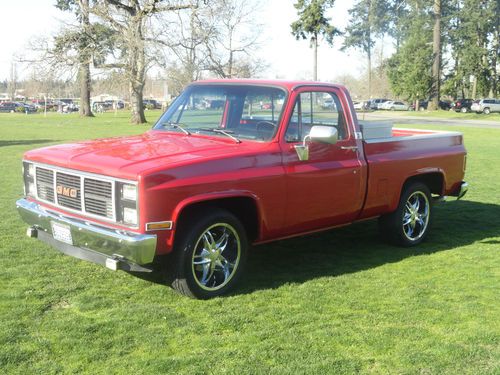 1987 gmc 1500 short wide bed box swb 2wd c-10 k 1500 chevrolet k10 k15 c15