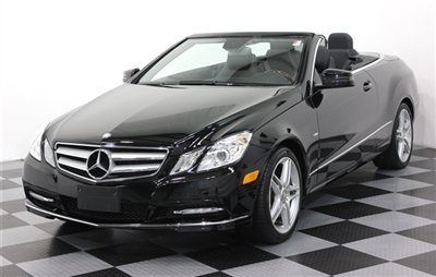 New style e350 cabriolet navigation amg sport wheels triple black optional seats