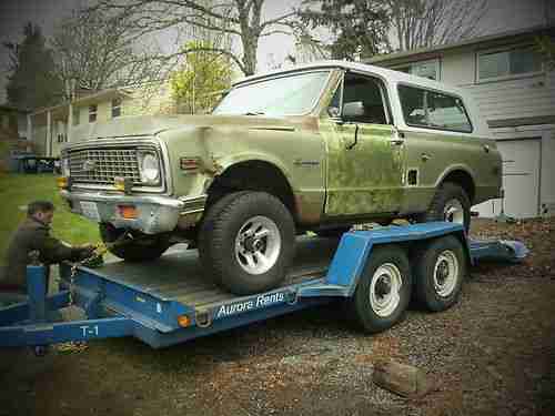 1972 CHEVY K/5 BLAZER 4X4, US $2,000.00, image 3