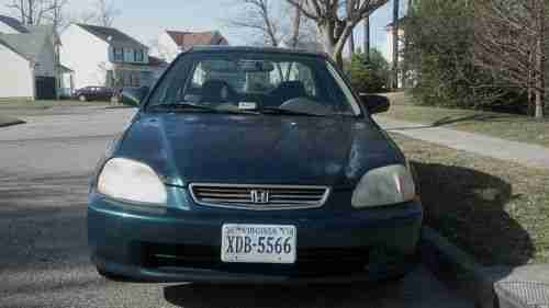 97 Honda Civic No Reserve! Lke Nissan Toyota Mazda Kia Scion 1996 1997 1998 1999, image 4