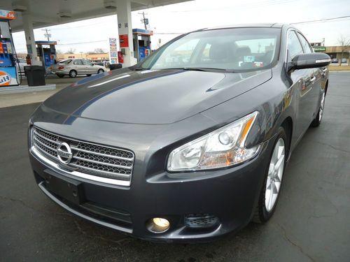 2011 nissan maxima s sedan 3.5l fully loaded back up camer navigation no reserve