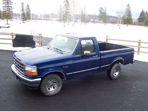 1996 ford f150 xlt 2-wheel drive short box pickup truck