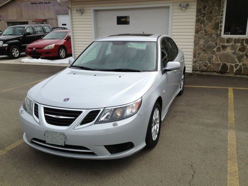 2010 saab 9-3 sedan rebuildable repairable salvage 100% run drive low flood