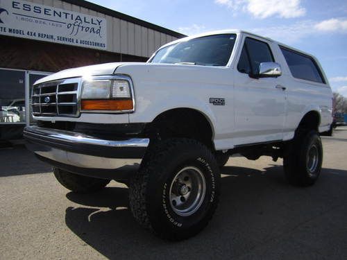 1992 ford bronco eddie bauer sport utility 2-door 5.0l-no reserve-