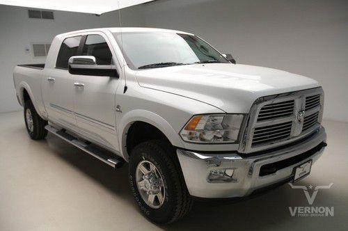 2012 laramie limited mega 4x4 navigation sunroof leather heated rear dvd diesel