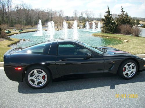 1998 corvette, black on black