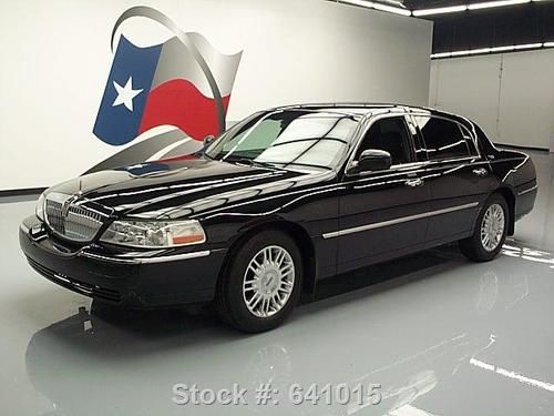 2008 lincoln town car signature ltd black on black 39k texas direct auto