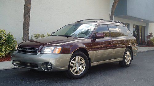 2000 subaru outback limited all wheel drive 5 spd. one owner selling no reserve