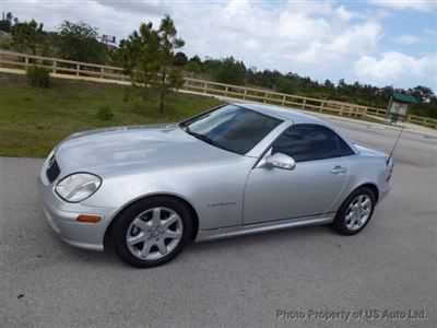 Florida slk 230 kompressor suppercharged conv/hardtop red leather  low reserve