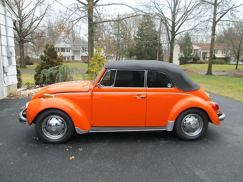 1972 volks convertible, few owners, garaged kept